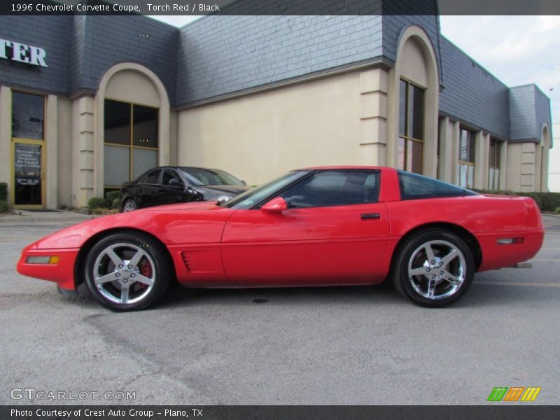 Torch Red / Black 1996 Chevrolet Corvette Coupe