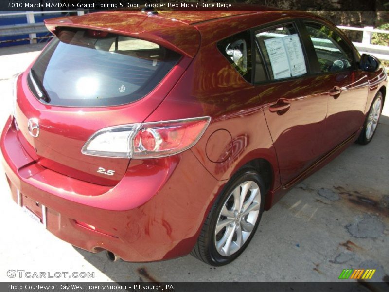 Copper Red Mica / Dune Beige 2010 Mazda MAZDA3 s Grand Touring 5 Door