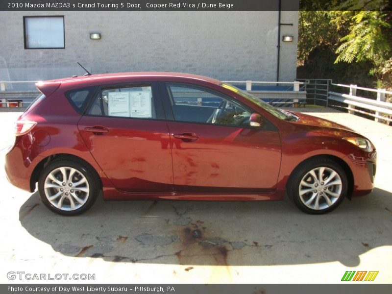Copper Red Mica / Dune Beige 2010 Mazda MAZDA3 s Grand Touring 5 Door
