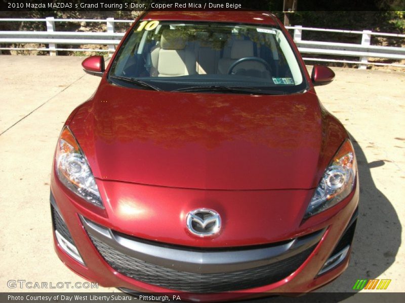 Copper Red Mica / Dune Beige 2010 Mazda MAZDA3 s Grand Touring 5 Door