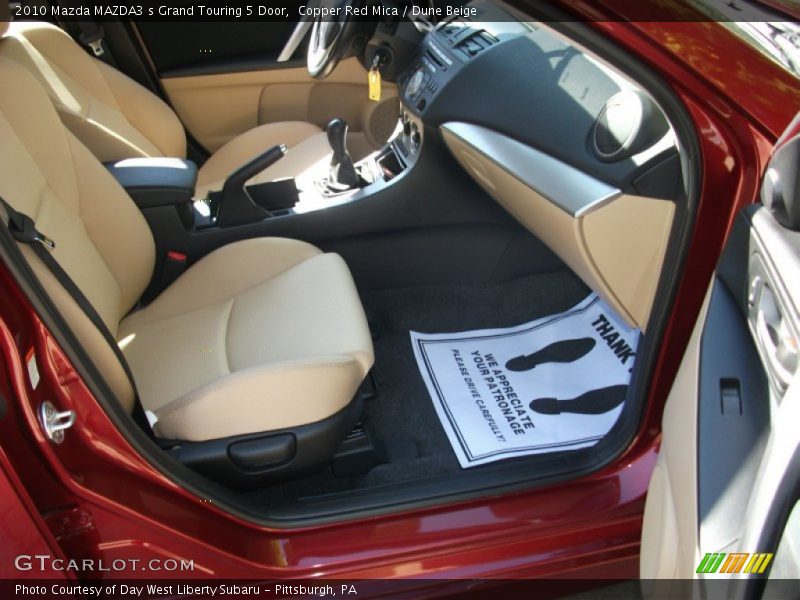 Copper Red Mica / Dune Beige 2010 Mazda MAZDA3 s Grand Touring 5 Door