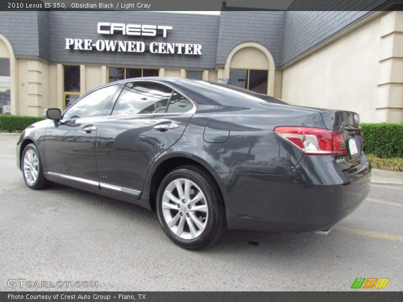 Obsidian Black / Light Gray 2010 Lexus ES 350