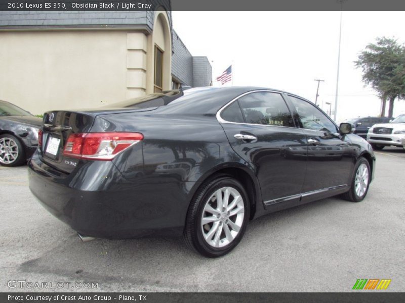 Obsidian Black / Light Gray 2010 Lexus ES 350