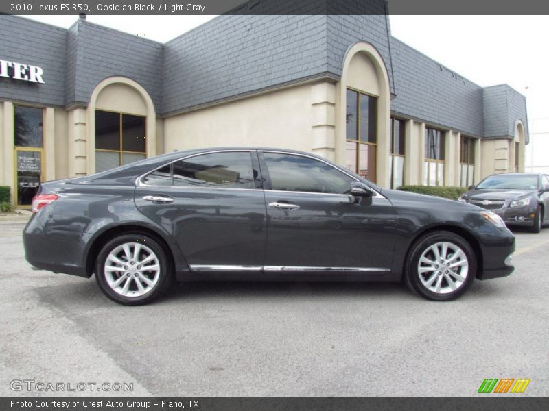 Obsidian Black / Light Gray 2010 Lexus ES 350