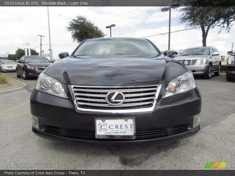 Obsidian Black / Light Gray 2010 Lexus ES 350