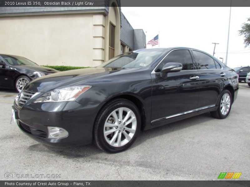 Obsidian Black / Light Gray 2010 Lexus ES 350