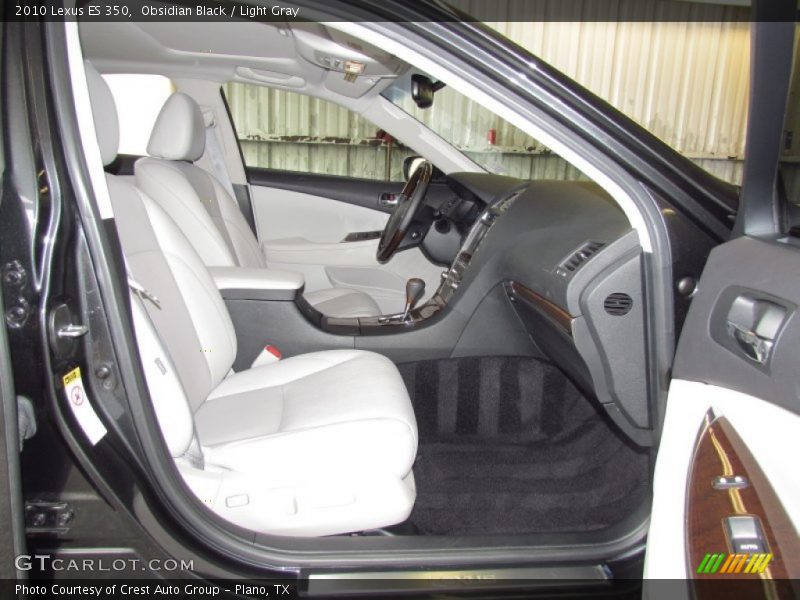 Obsidian Black / Light Gray 2010 Lexus ES 350