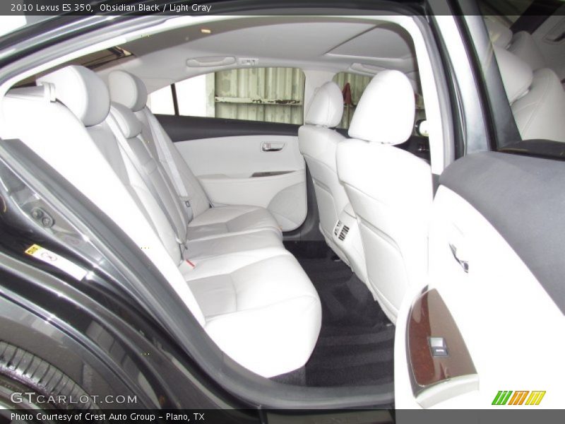 Obsidian Black / Light Gray 2010 Lexus ES 350