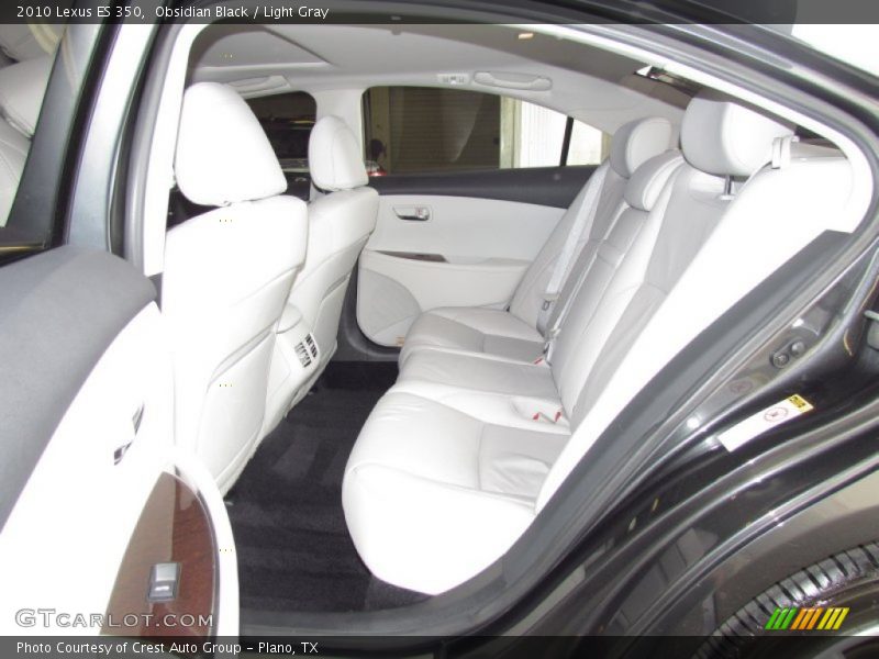Obsidian Black / Light Gray 2010 Lexus ES 350