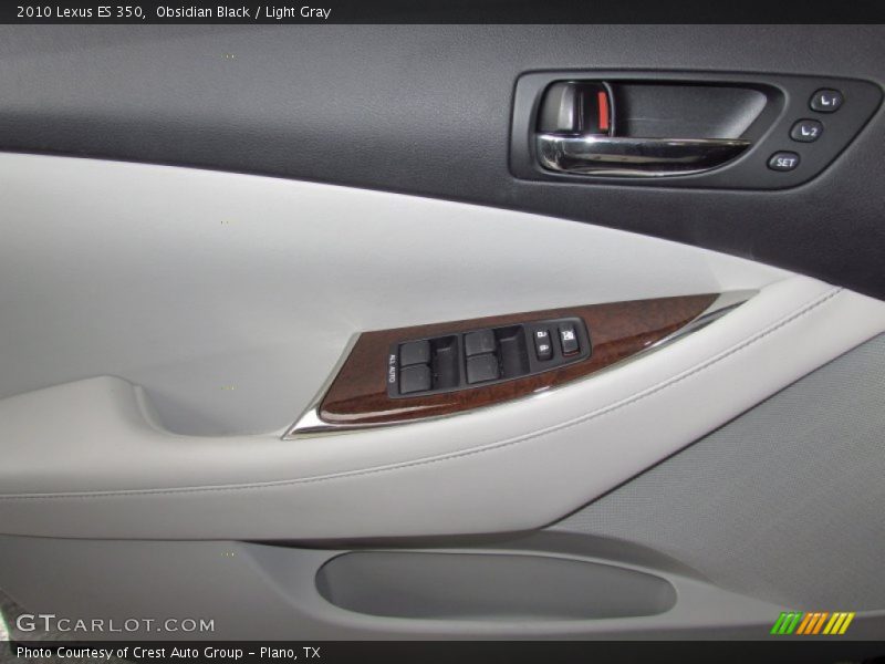 Obsidian Black / Light Gray 2010 Lexus ES 350