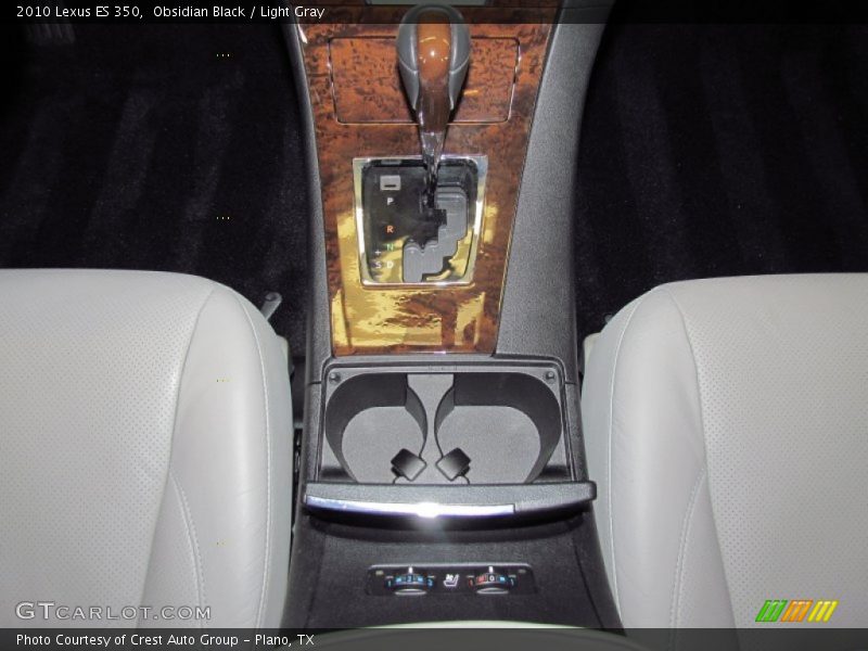 Obsidian Black / Light Gray 2010 Lexus ES 350