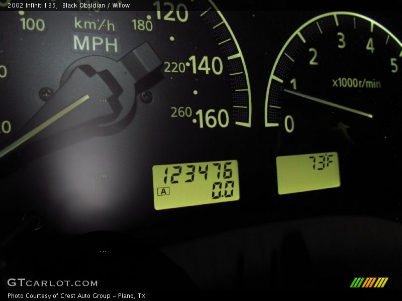 Black Obsidian / Willow 2002 Infiniti I 35