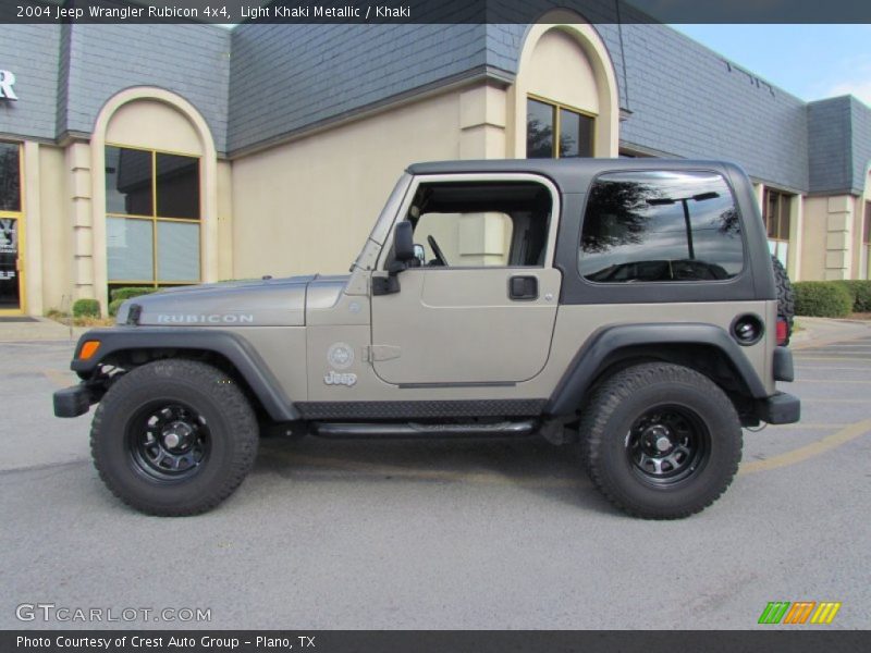 Light Khaki Metallic / Khaki 2004 Jeep Wrangler Rubicon 4x4