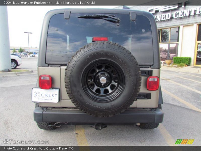 Light Khaki Metallic / Khaki 2004 Jeep Wrangler Rubicon 4x4