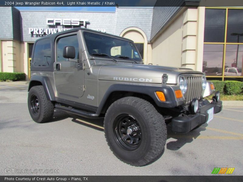 Light Khaki Metallic / Khaki 2004 Jeep Wrangler Rubicon 4x4