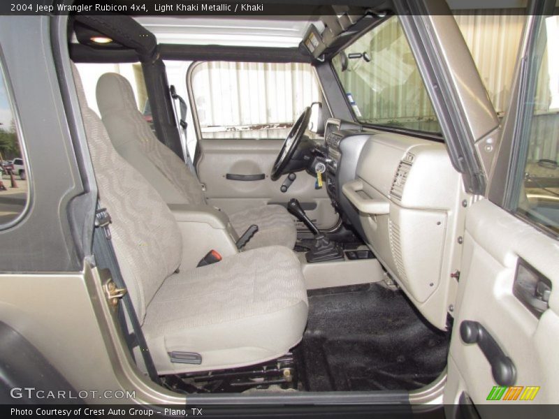 Light Khaki Metallic / Khaki 2004 Jeep Wrangler Rubicon 4x4