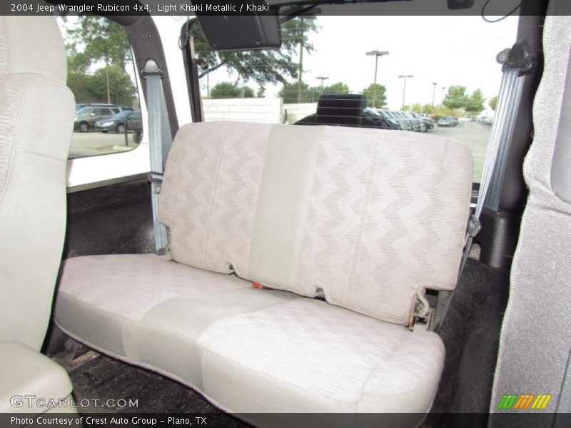 Light Khaki Metallic / Khaki 2004 Jeep Wrangler Rubicon 4x4