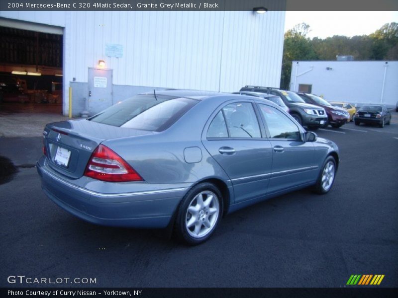 Granite Grey Metallic / Black 2004 Mercedes-Benz C 320 4Matic Sedan