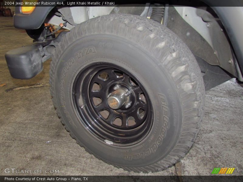 Light Khaki Metallic / Khaki 2004 Jeep Wrangler Rubicon 4x4