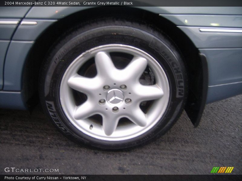 Granite Grey Metallic / Black 2004 Mercedes-Benz C 320 4Matic Sedan