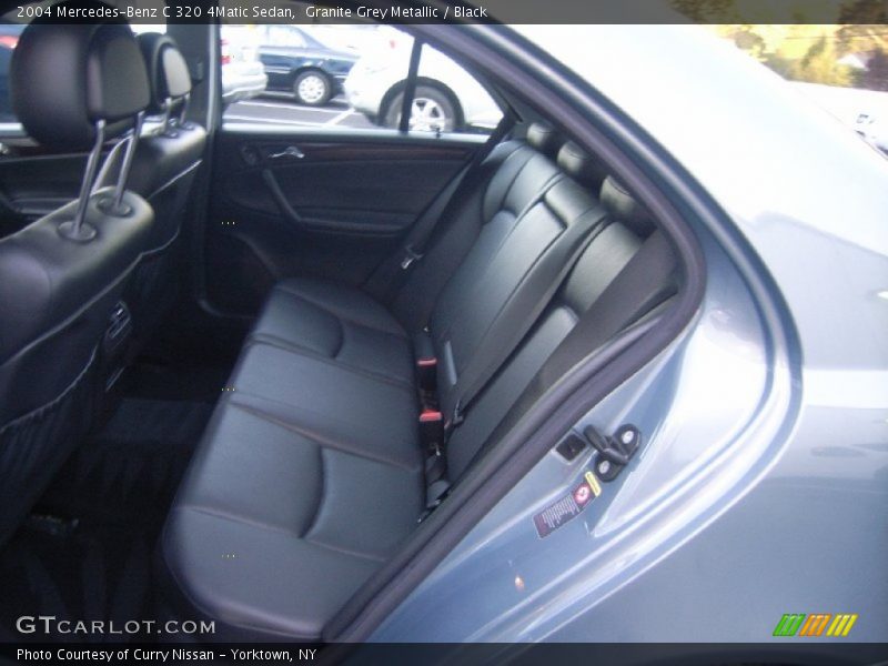 Granite Grey Metallic / Black 2004 Mercedes-Benz C 320 4Matic Sedan