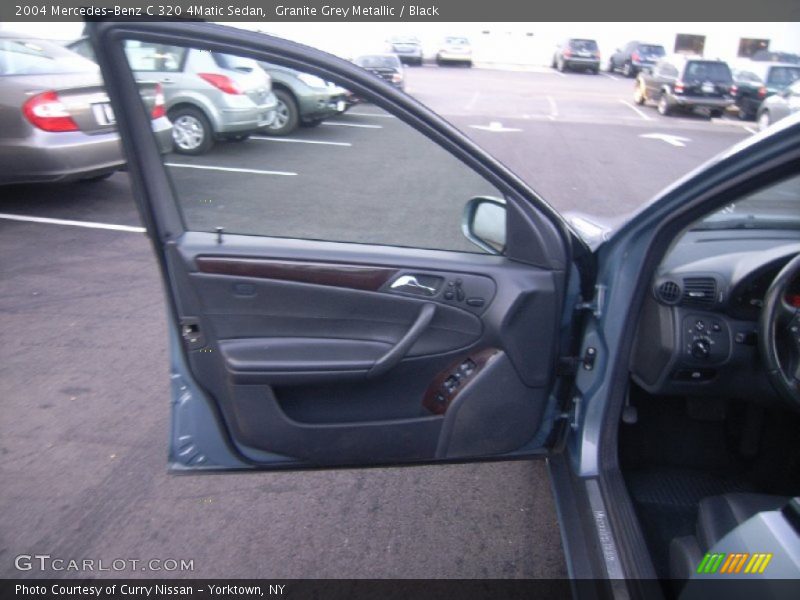 Granite Grey Metallic / Black 2004 Mercedes-Benz C 320 4Matic Sedan