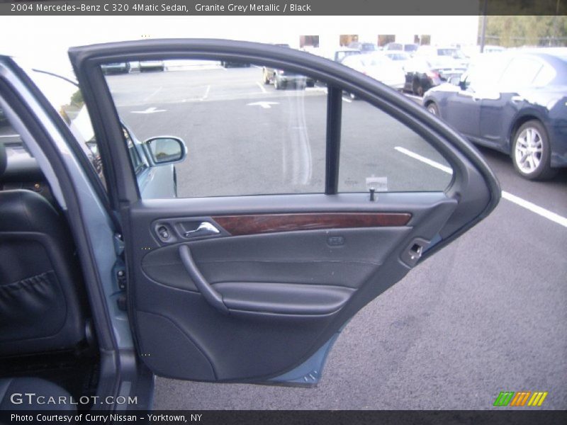 Granite Grey Metallic / Black 2004 Mercedes-Benz C 320 4Matic Sedan
