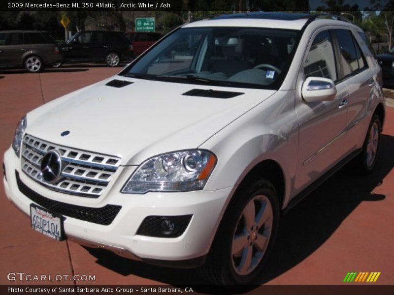 Arctic White / Ash 2009 Mercedes-Benz ML 350 4Matic