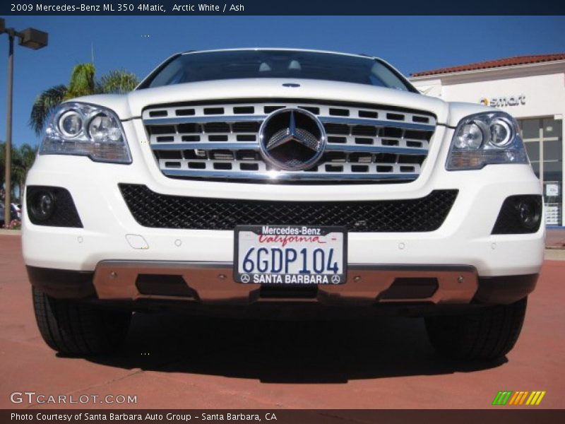 Arctic White / Ash 2009 Mercedes-Benz ML 350 4Matic