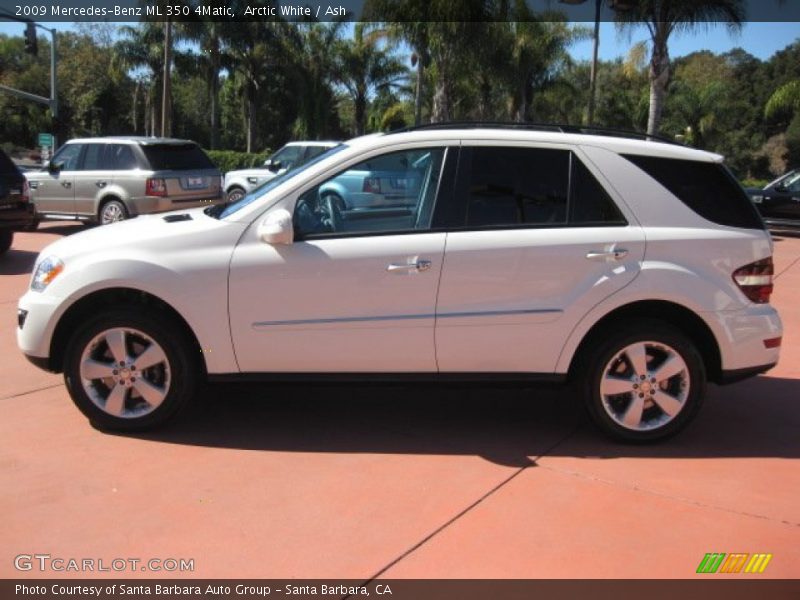 Arctic White / Ash 2009 Mercedes-Benz ML 350 4Matic