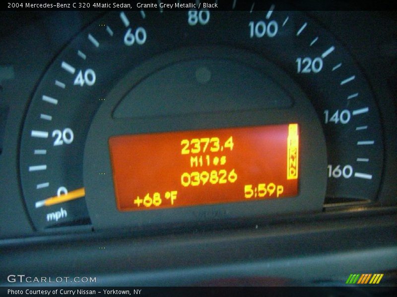 Granite Grey Metallic / Black 2004 Mercedes-Benz C 320 4Matic Sedan