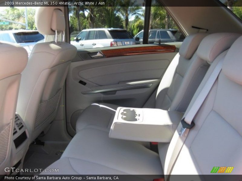 Arctic White / Ash 2009 Mercedes-Benz ML 350 4Matic