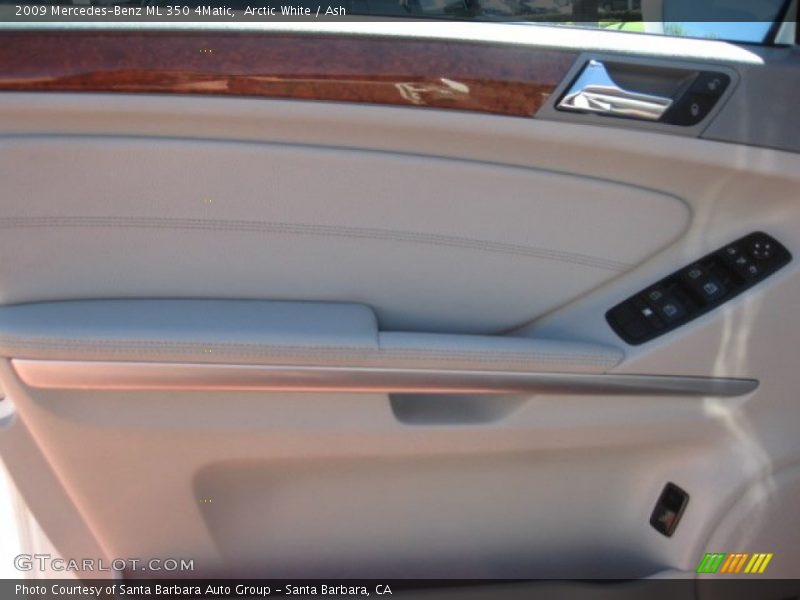 Arctic White / Ash 2009 Mercedes-Benz ML 350 4Matic