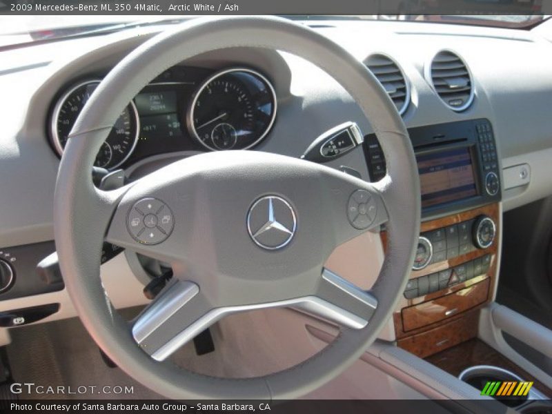 Arctic White / Ash 2009 Mercedes-Benz ML 350 4Matic