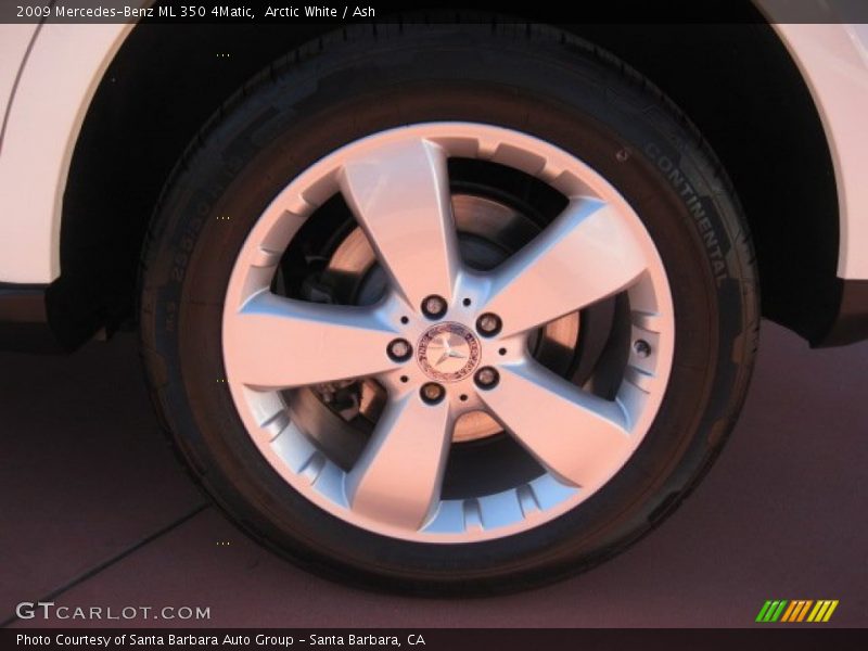 Arctic White / Ash 2009 Mercedes-Benz ML 350 4Matic