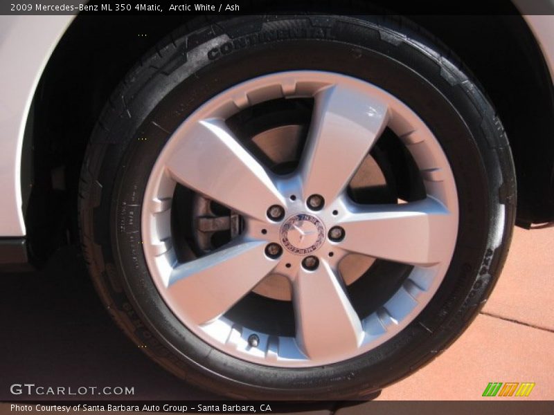 Arctic White / Ash 2009 Mercedes-Benz ML 350 4Matic
