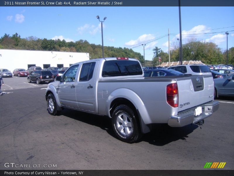 Radiant Silver Metallic / Steel 2011 Nissan Frontier SL Crew Cab 4x4