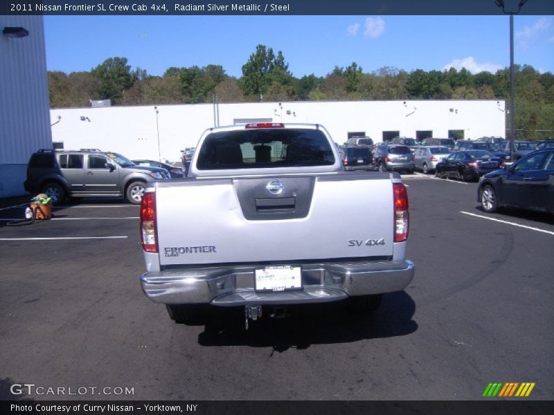 Radiant Silver Metallic / Steel 2011 Nissan Frontier SL Crew Cab 4x4