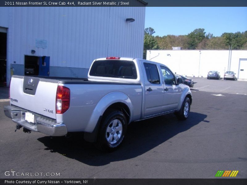 Radiant Silver Metallic / Steel 2011 Nissan Frontier SL Crew Cab 4x4