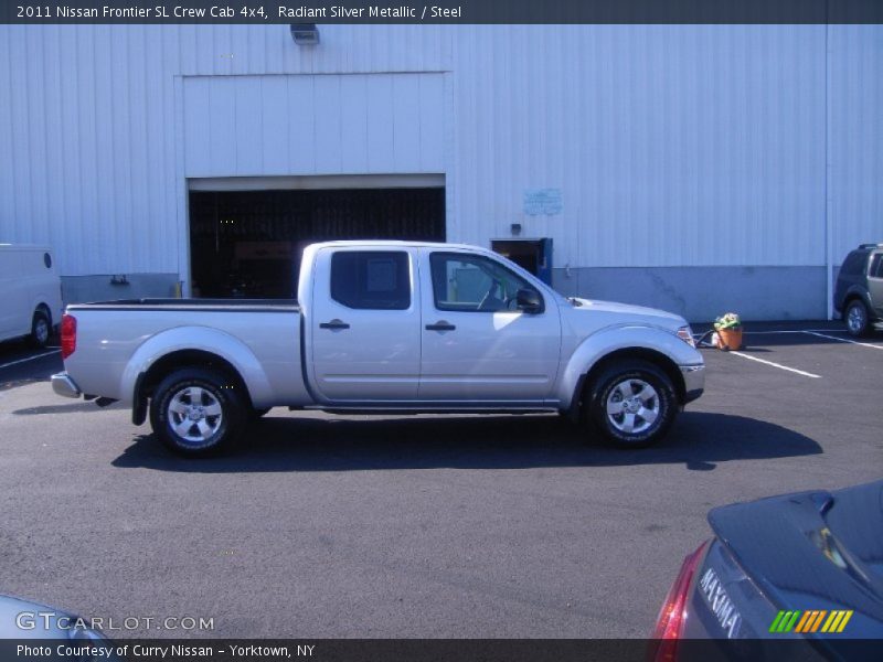 Radiant Silver Metallic / Steel 2011 Nissan Frontier SL Crew Cab 4x4