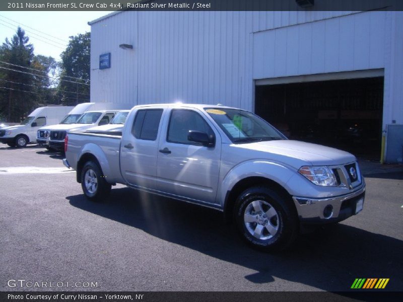 Radiant Silver Metallic / Steel 2011 Nissan Frontier SL Crew Cab 4x4