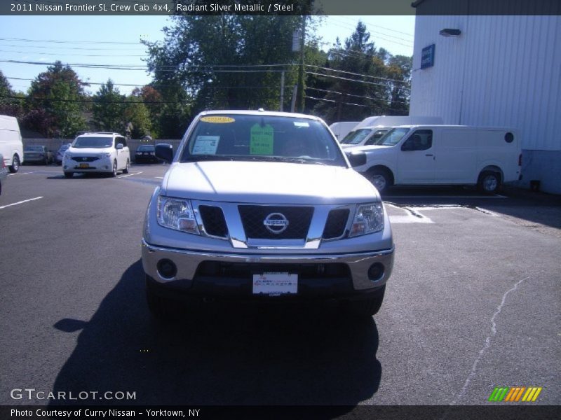 Radiant Silver Metallic / Steel 2011 Nissan Frontier SL Crew Cab 4x4