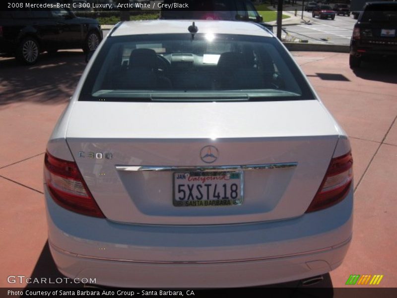 Arctic White / Grey/Black 2008 Mercedes-Benz C 300 Luxury
