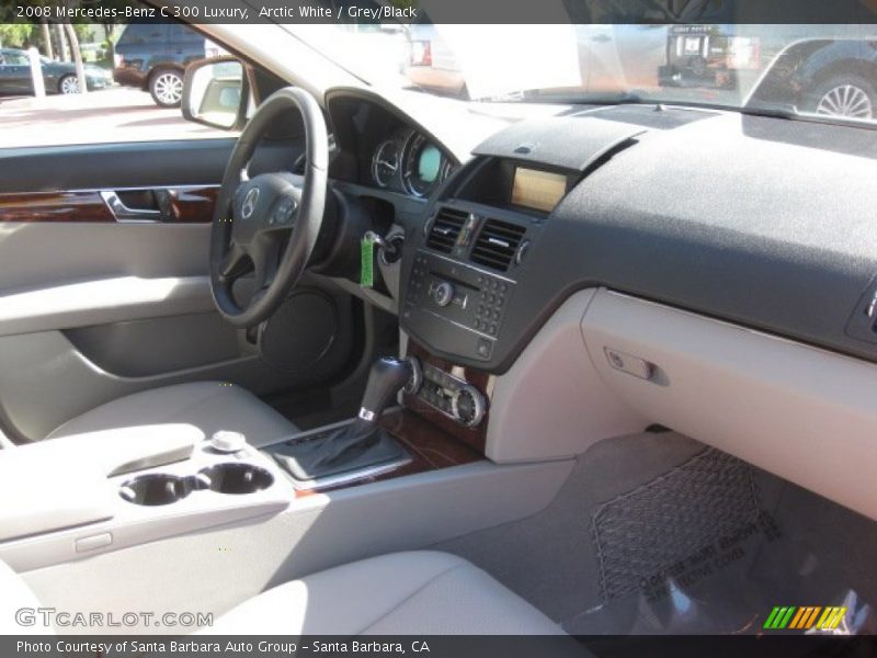 Arctic White / Grey/Black 2008 Mercedes-Benz C 300 Luxury