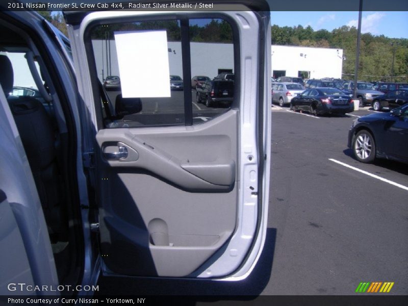 Radiant Silver Metallic / Steel 2011 Nissan Frontier SL Crew Cab 4x4