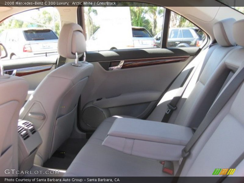 Arctic White / Grey/Black 2008 Mercedes-Benz C 300 Luxury