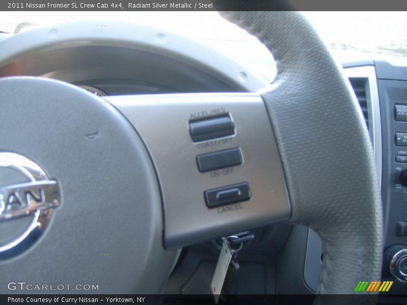 Radiant Silver Metallic / Steel 2011 Nissan Frontier SL Crew Cab 4x4