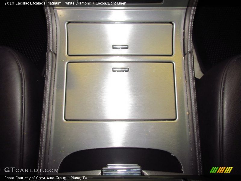 White Diamond / Cocoa/Light Linen 2010 Cadillac Escalade Platinum