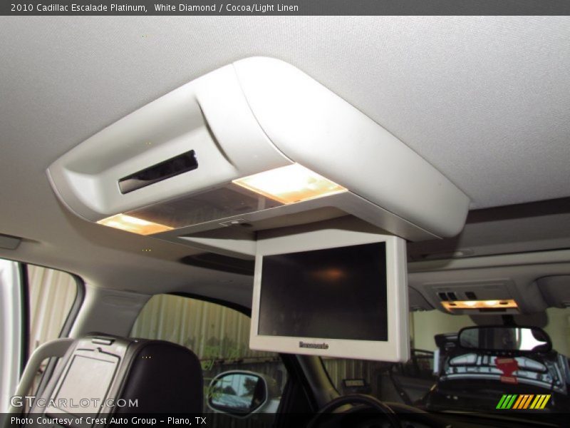 White Diamond / Cocoa/Light Linen 2010 Cadillac Escalade Platinum