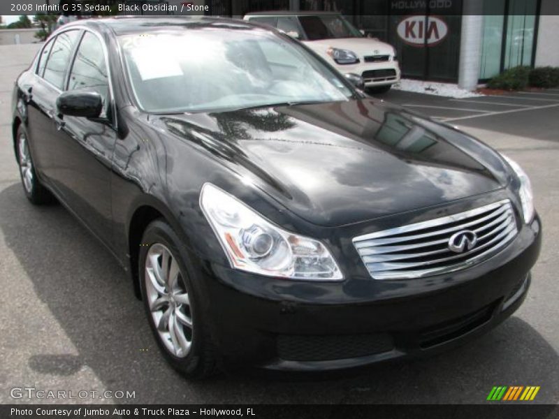 Black Obsidian / Stone 2008 Infiniti G 35 Sedan